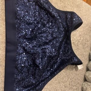 NWT Aerie Midnight Blue Large Sequin Bralette